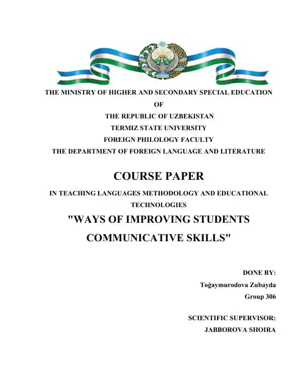 Ways of Improving Students Communicative Skills