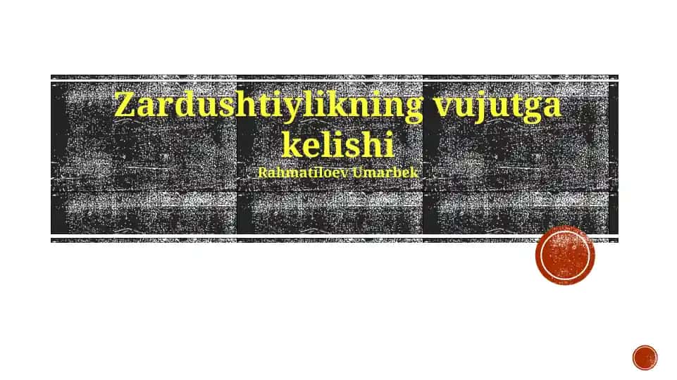 Zardushtiylikning vujutga kelishi