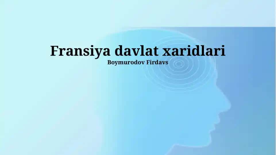 Fransiya davlat xaridlari
