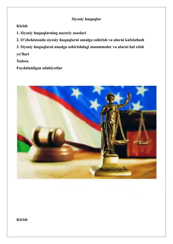 Siyosiy huquqlar