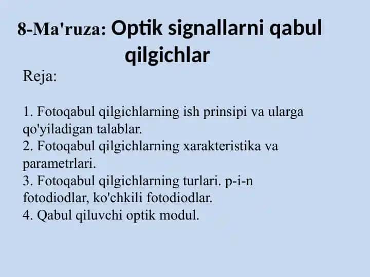Fotoqabulqilgichlar