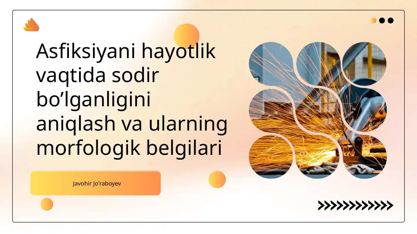 Asfiksiyani hayotlik vaqtida sodir bo’lganligini aniqlash va ularning morfologik belgilari
