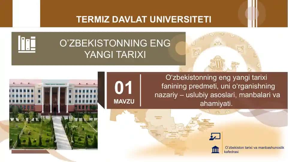 O‘zbekistonning eng yangi tarixi