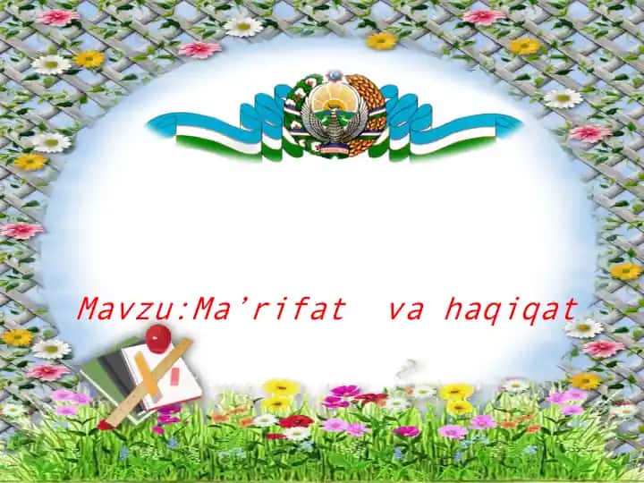Ma’rifat va haqiqat