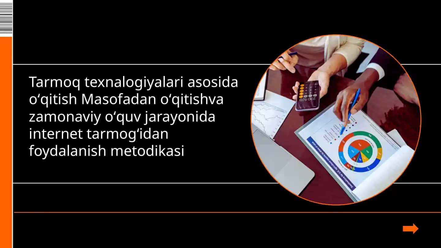 Tarmoq texnologiyalari asosida oʻqitish