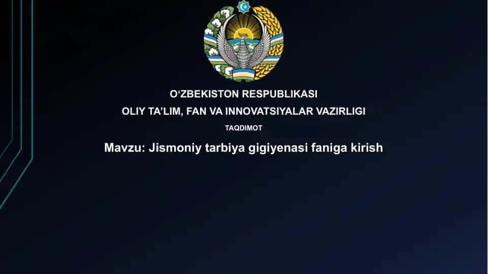 Jismoniy tarbiya gigienasi
