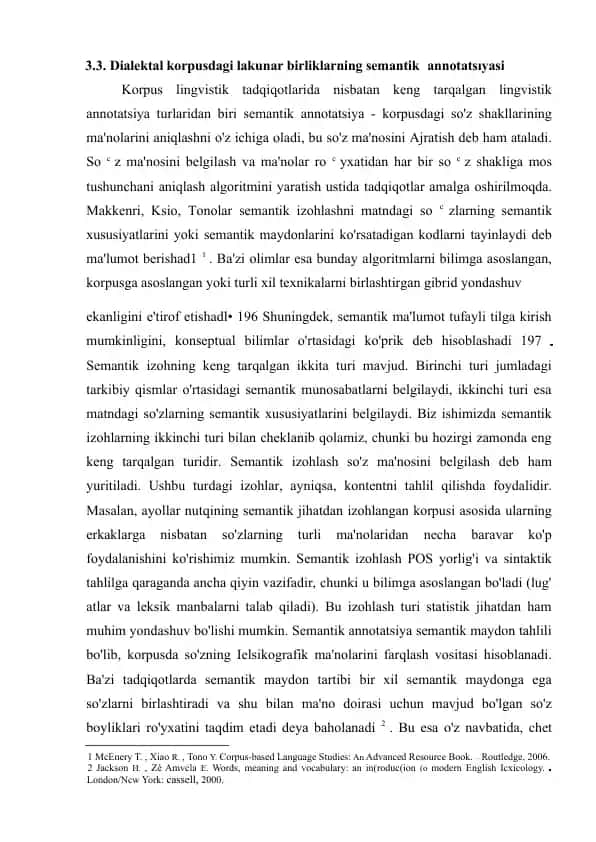 Semantik annotatsiya algoritmi