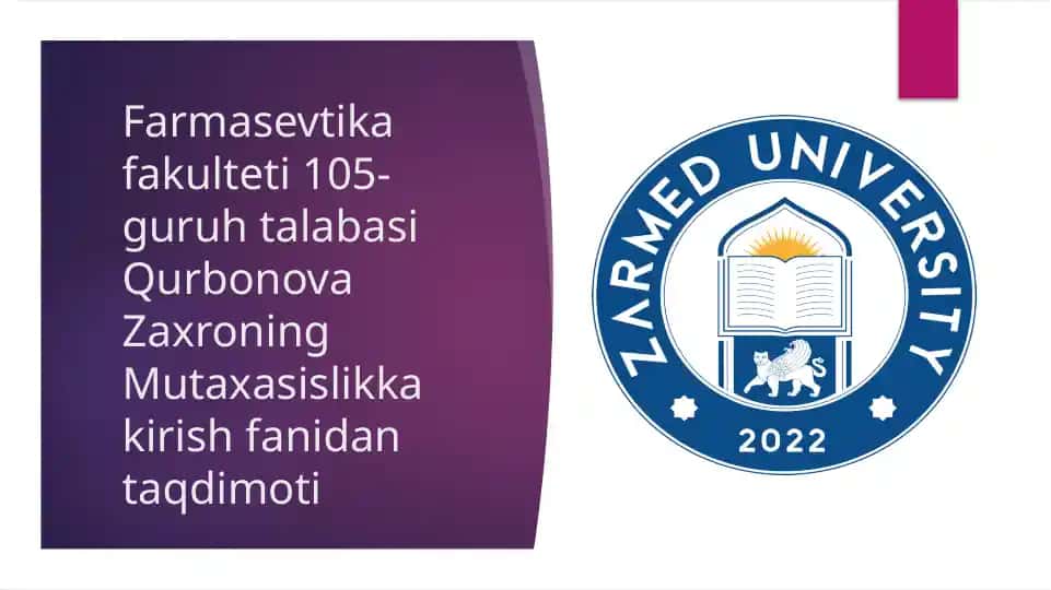Dorixona Tarmoqlarining Faoliyat Turlari