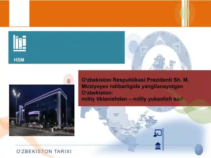 O‘zbekiston Respublikasi Prezidenti Sh. M. Mirziyoyev rahbarligida yangilanayotgan O‘zbekiston milliy tiklanishdan – milliy yuksalish sari