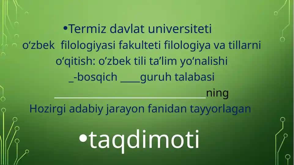 Asad Dilmurod romanlari tahlili