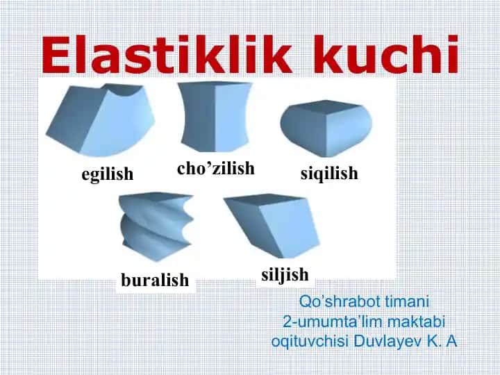 Elastiklik kuchi