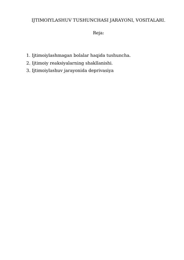 Ijtimoiylashuv jarayoni