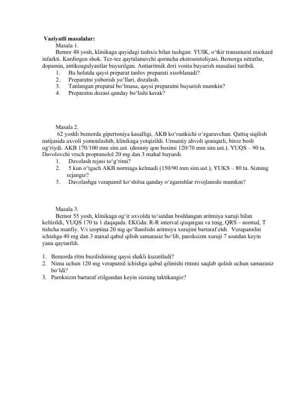 Antiarritmik dori