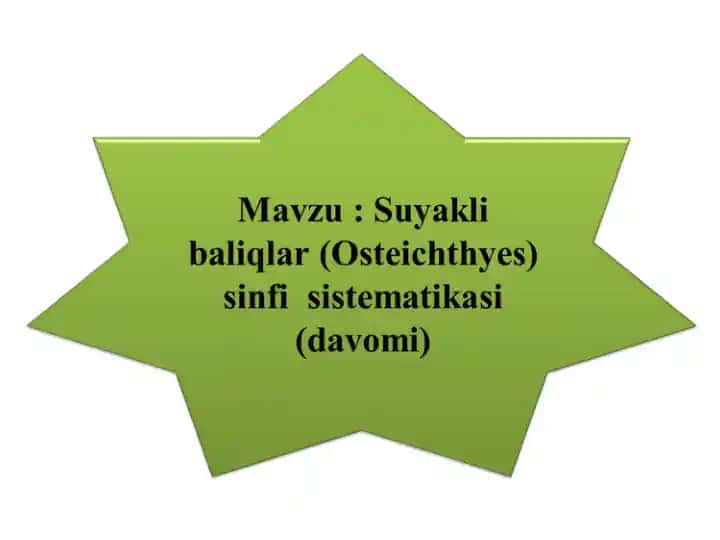 Suyakli baliqlar