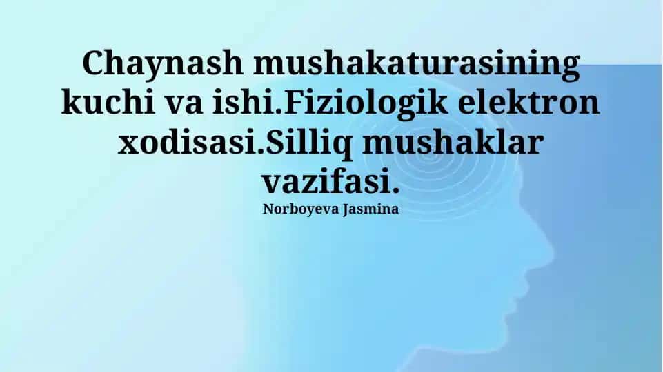 Fiziologik Elektrik Hodisalari