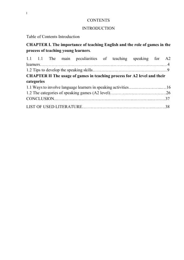 Teaching English for Young Learners