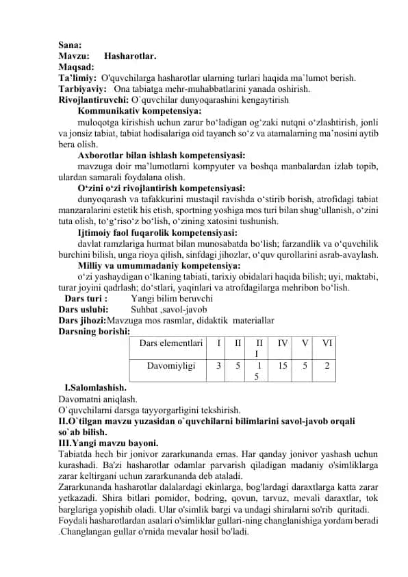 Hasharotlar