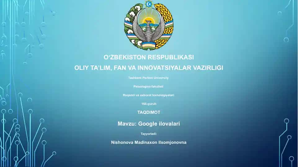 Google ilovalari