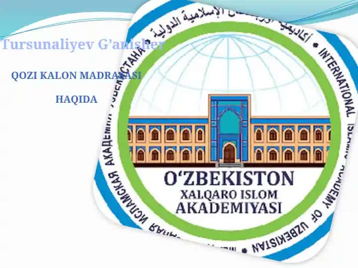 Qozi Kalon Madrasasi