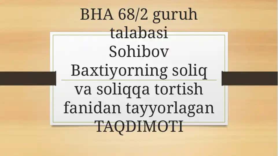 Jismoniy shaxslardan olinadigan yer solig‘i