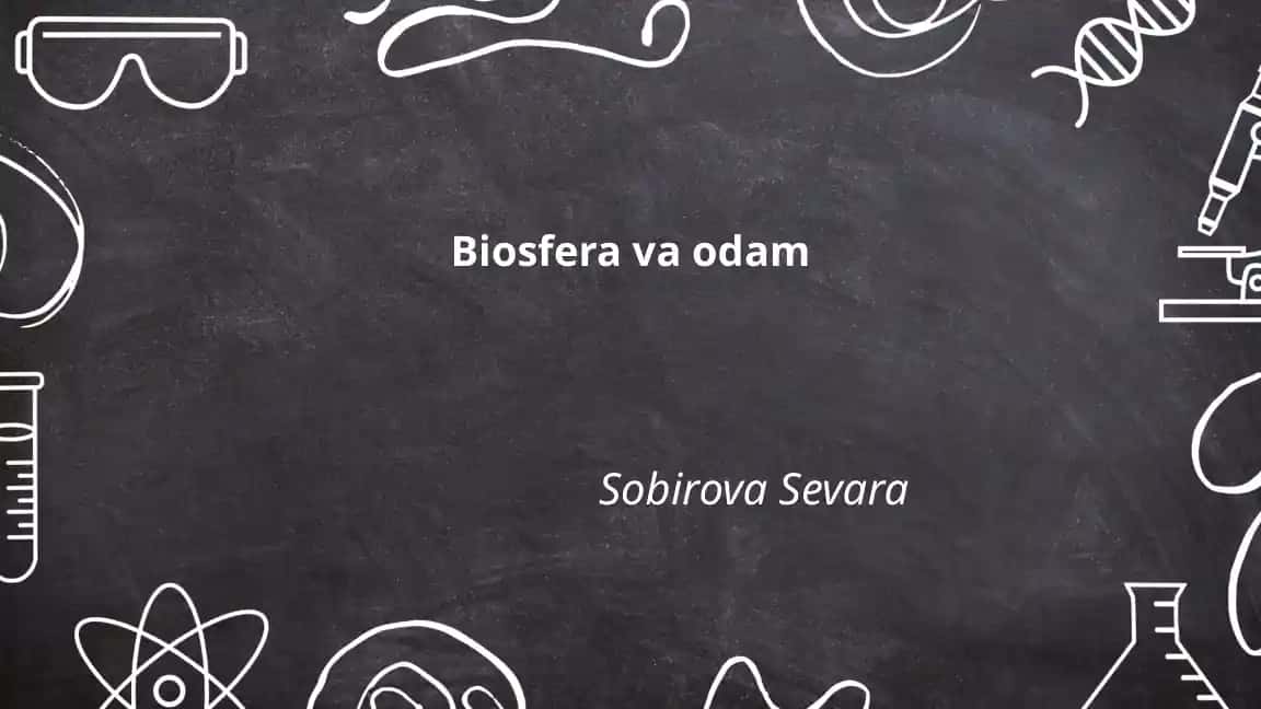 Biosfera va odam