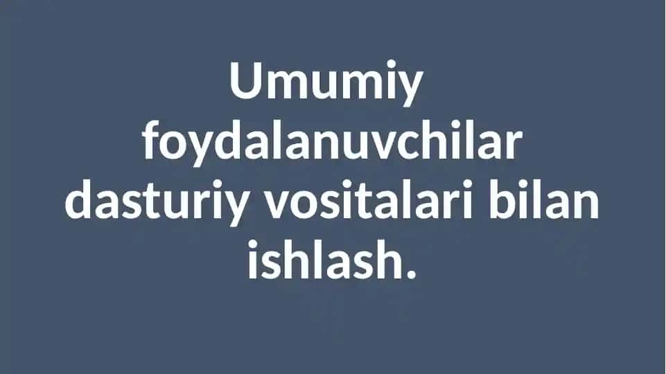 Masofaviy o'qish