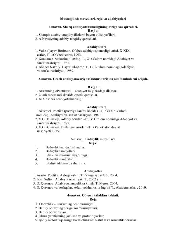 Badiiylik mezonlari