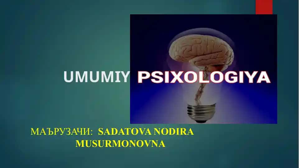 V – MODUL.YOSH DAVRLARI VA PEDAGOGIK PSIXOLOGIYA FANI VA BOLALAR PSIXOLOGIYASINING RIVOJLANISHINI