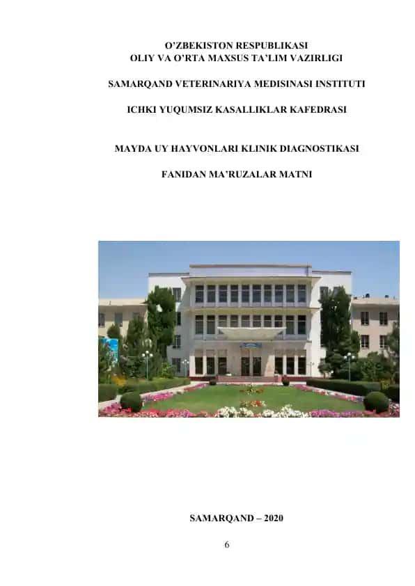 Klinik diagnostika bo'yicha talim