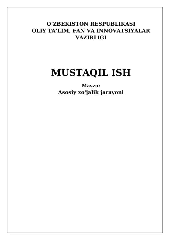 Ta'minot, ishlab chiqarish, ayirboshlash