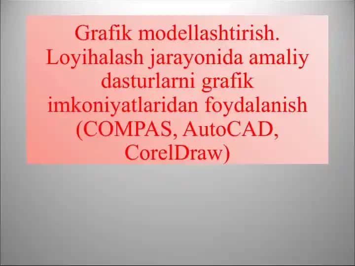 Vektorli grafika dasturlari