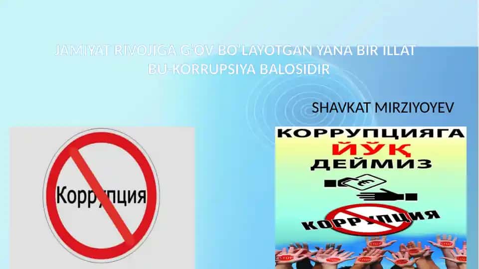 KORRUPSIYA