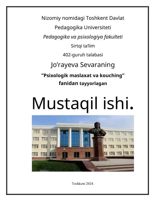 Psixologik maslaxat va kouching