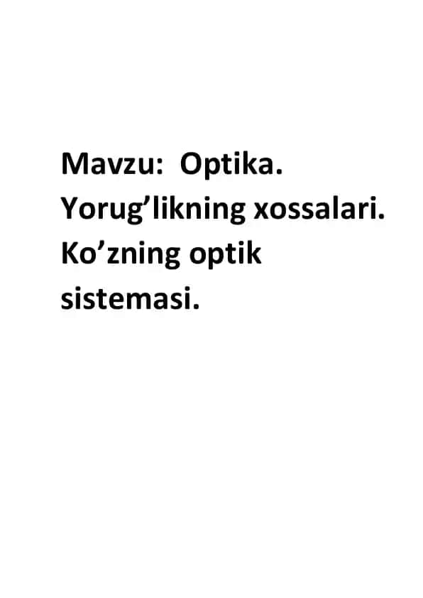 Optika