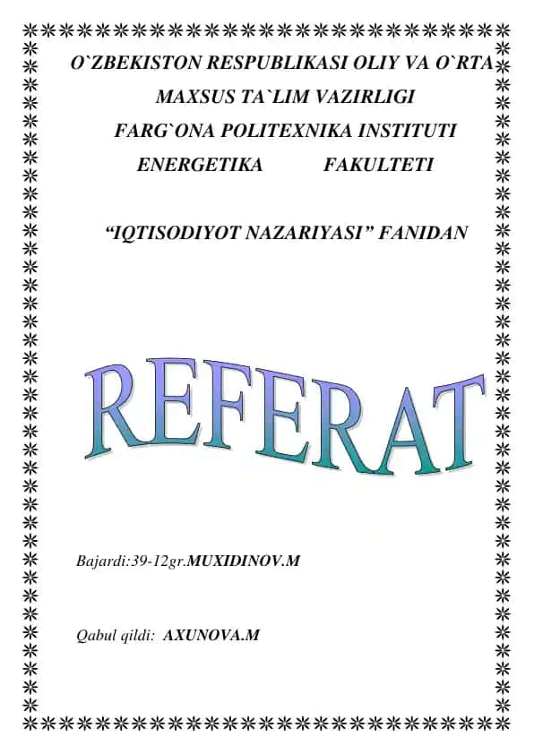 Raqobat va Monopoliya