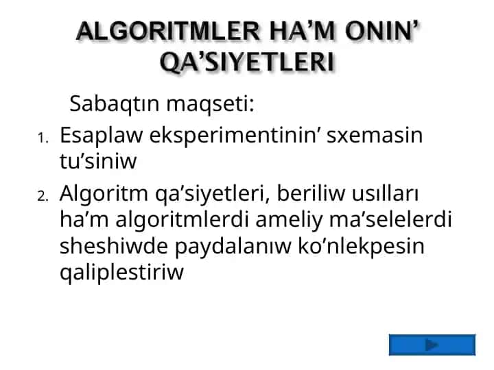 Esaplaw eksperimenti