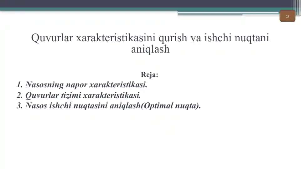 Nasoslar va nasos stansiyalari