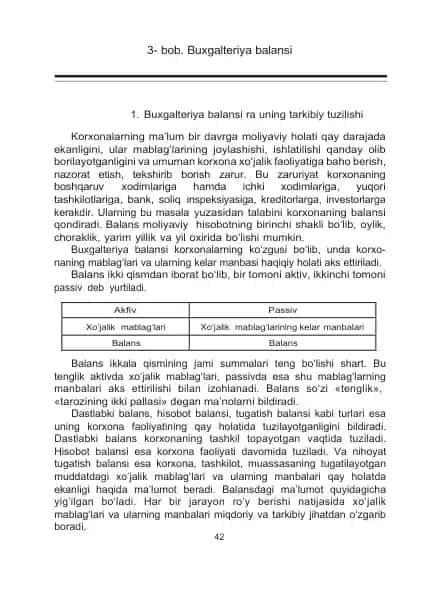 Buxgalteriya balansi