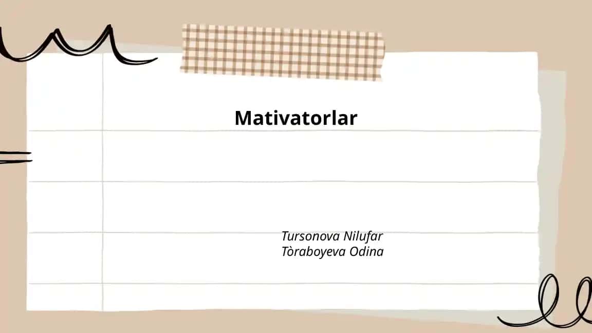 Mativatorlar