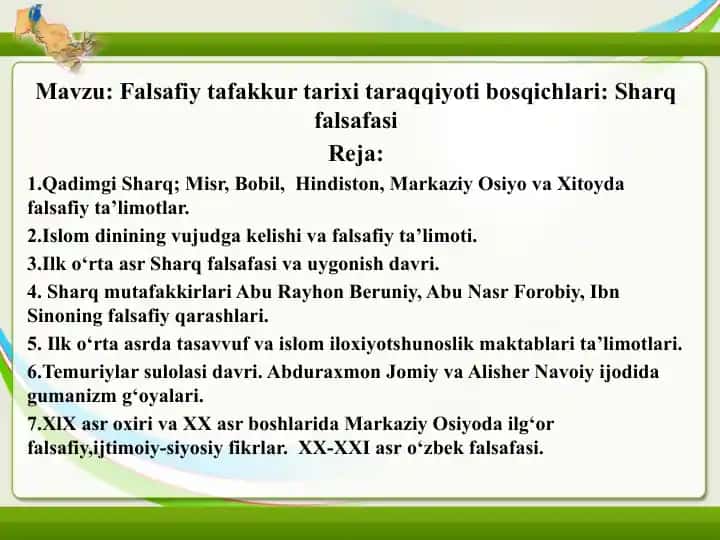 Sharq falsafasi