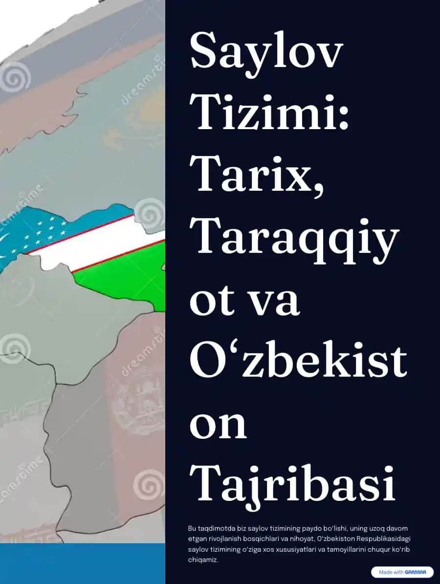 Saylov Tizimi Tarix, Taraqqiyot va O'zbekistonga ta'siri