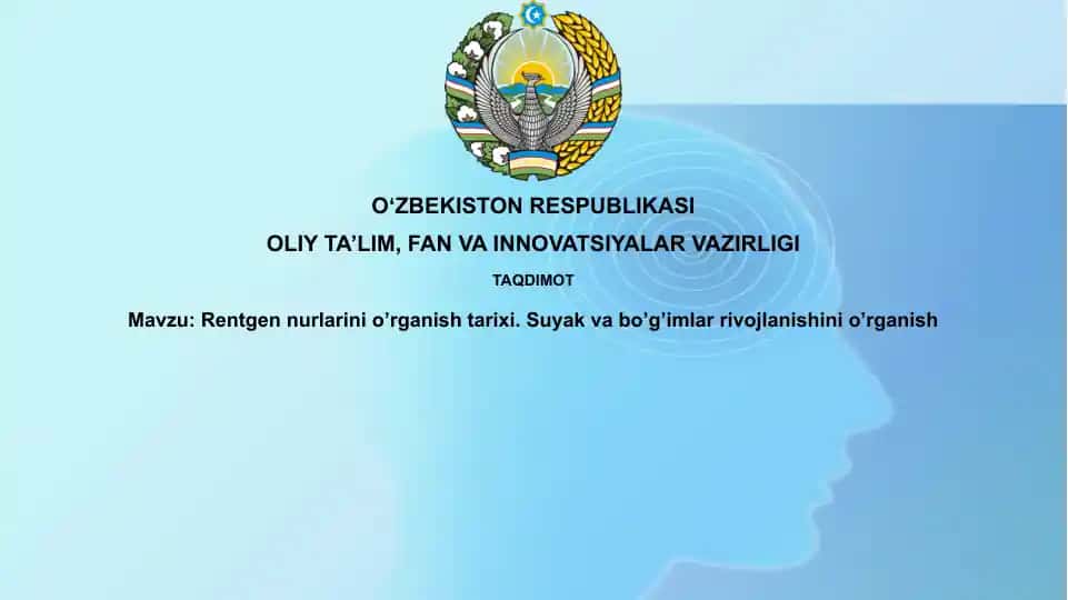 Rentgen nurlari tarixi va asoslari