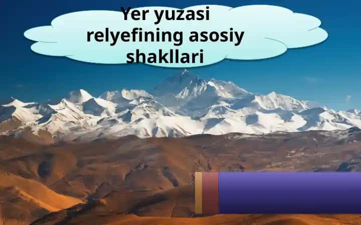Yeryuzasirelyefiningasosiyshakllari