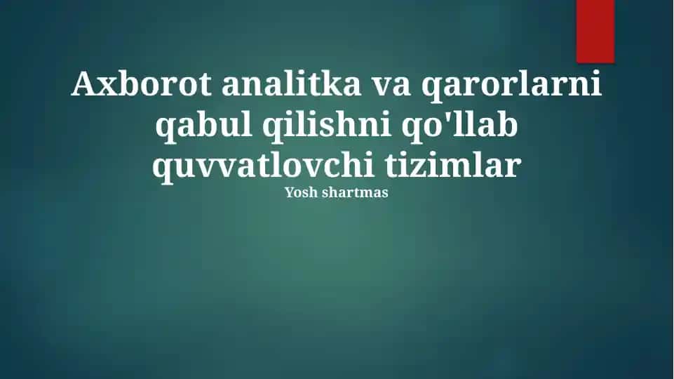 Axborot analitikasi