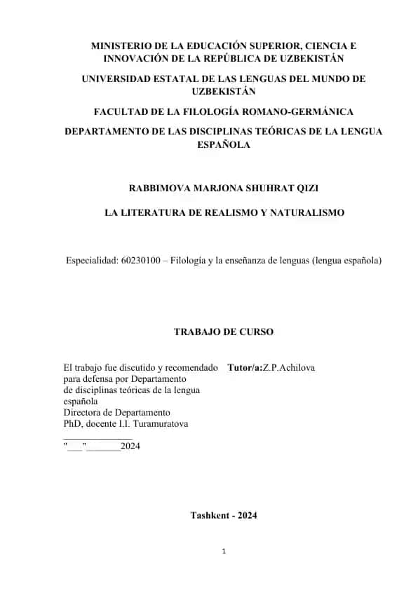 La literatura de Realismo y Naturalismo