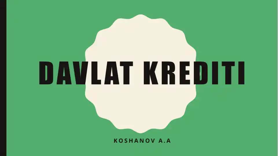 Davlatkrediti