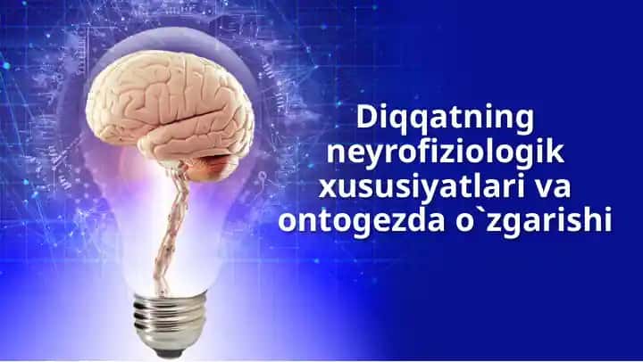 Diqqatning neyrofiziologik xususiyatlari va ontogenezda o`zgarishi