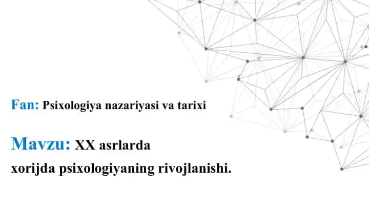 Psixologiya Tarixi