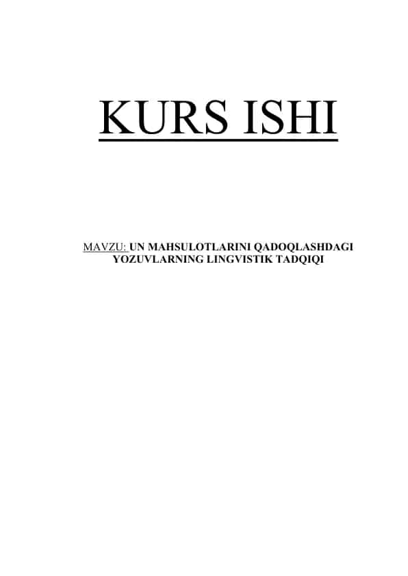 Un mahsulotlari