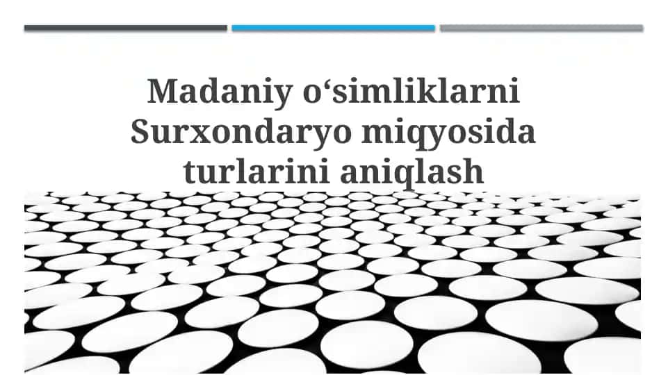 Surxondaryo viloyatida o'simlik turlarini aniqlash